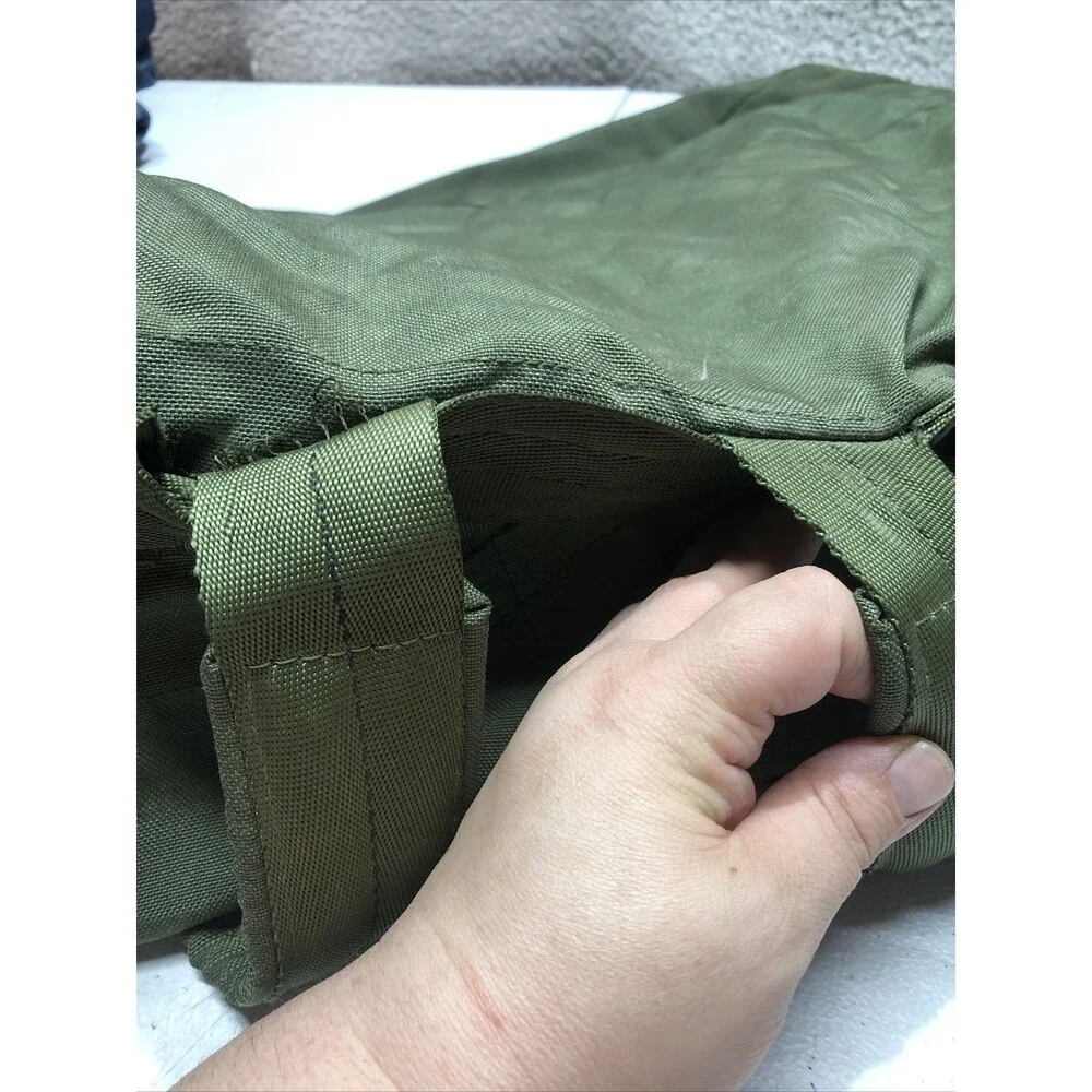 US Military Duffel Bag OD Nylon Type II with 2 Straps Cargo Backpack